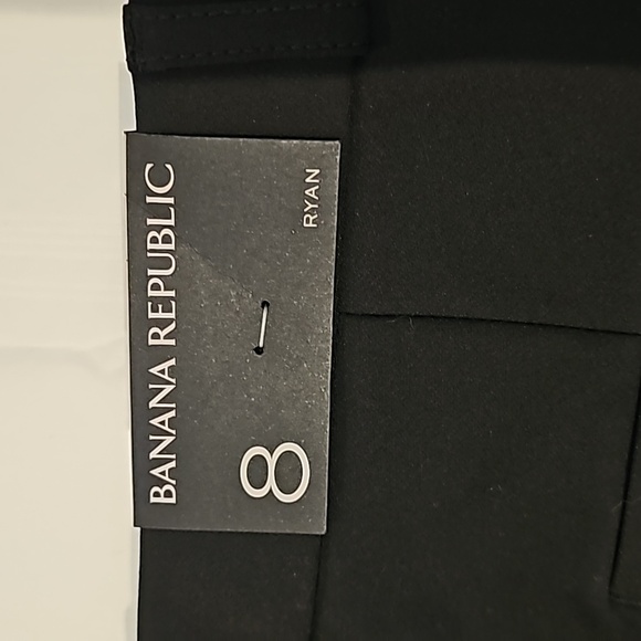 BNWT straight leg black banana Republic pants - Picture 4 of 7